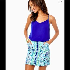 Lilly Pulitzer Marigold Skort in Blue Ibiza
